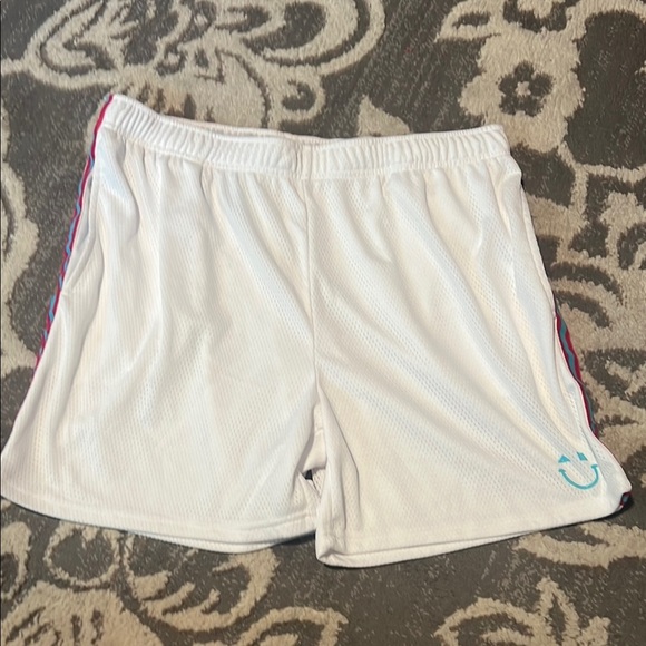 Crown & Ivy White Athletic Shorts with Elastic Waistband - Picture 1 of 4